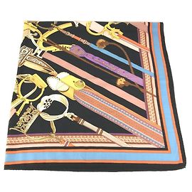 Hermès Sciarpa Gigante 140 Concours detriers di Hermes Multicolore