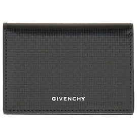 Givenchy Carteira de couro clássica Preto