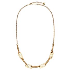 Fendi Collana O’lock D'oro Metallico