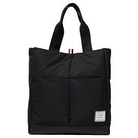 Thom Browne Tote en poly twill avec poches Noir
