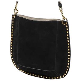 Isabel Marant Samt Tasche Schwarz