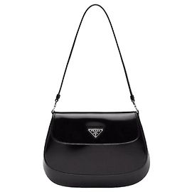 Prada Bolsa de Ombro Cleo Flap Preto