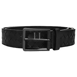 Bottega Veneta Intrecciato Gürtel Schwarz