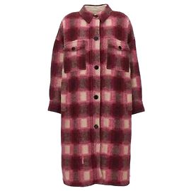 Isabel Marant Checked Coat Pink