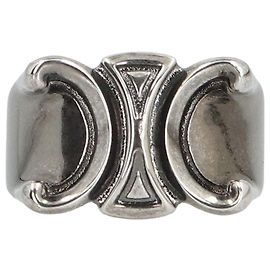 Céline Chunky Ring Silber Metallisch