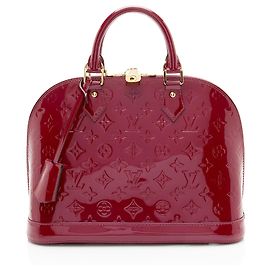 Louis Vuitton Monogram Vernis Alma PM Handtasche Pink