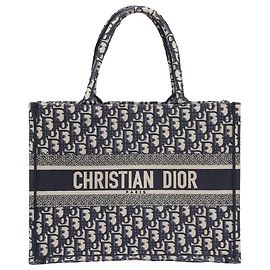 Dior Borsa Tote Media Book Blu