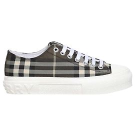 Burberry Check Nylon Blend Sneakers Brown