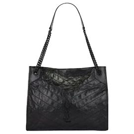 Saint Laurent Sac à épaule Niki Noir