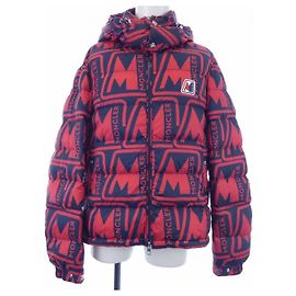 Moncler FRIOLAND Down Jacket Red Blue Navy blue