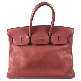 Hermès Birkin 35 Tote Bag Rot