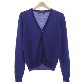 Etro Kaschmir-Mischung Cardigan Blau
