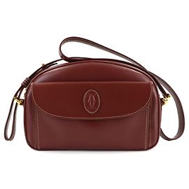 Bolso de hombro Cartier Must Line Burdeos