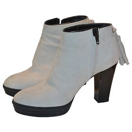 Bottines Hogan en daim gris Gris