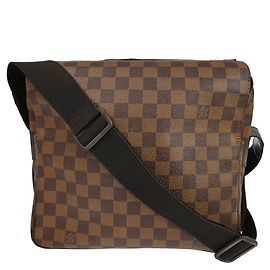 Louis Vuitton Naviglio Handbag Damier Brown