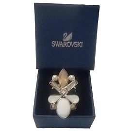 Swarovski ring with colored stones White Golden Other