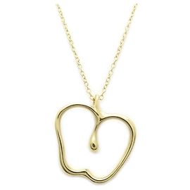 Tiffany & Co. 18K Yellow Gold Apple Necklace Golden