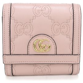 Gucci Pink Bi-Fold Wallet Pink