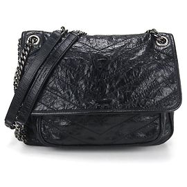 Sac à bandoulière Niki Medium de Saint Laurent Noir