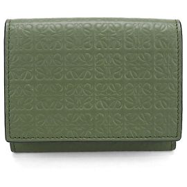Billetera Trifold Loewe Verde Verde