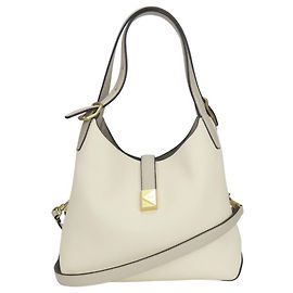 Kate Spade Farbblock Lederhandtasche Grau Roh