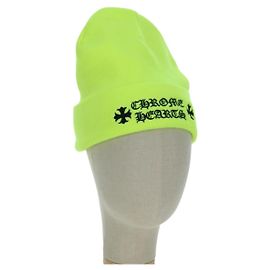 Cappello Chrome Hearts Watch Cap in Acrilico Giallo Auth YKZ1431M Giallo