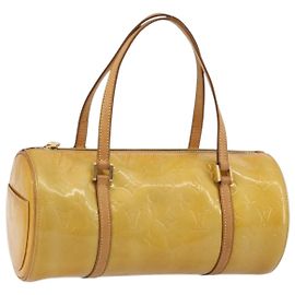 LOUIS VUITTON Sac à main Monogram Vernis Bedford Beige M91006 LV Auth YKZ1306 Beige