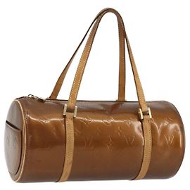 LOUIS VUITTON Sac à main Monogram Vernis Bedford Bronze M91131 LV Auth YKZ1304 Bronze