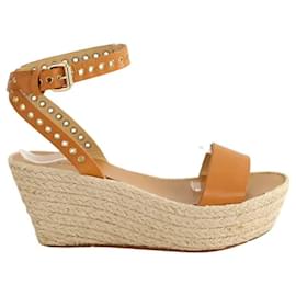 Isabel Marant Absatzschuhe aus Leder Camel Größe 37 Kamel