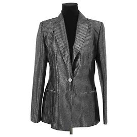Maje Blazer Argento Argento