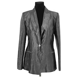 Maje Silver Blazer Silvery