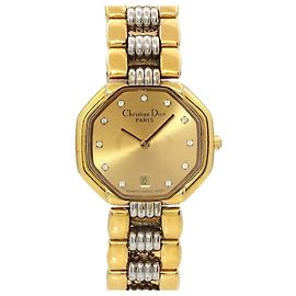 Relógio de pulso feminino Christian Dior Octagon D48-133 Outro