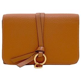 Chloé Alphabet Long Wallet Brown