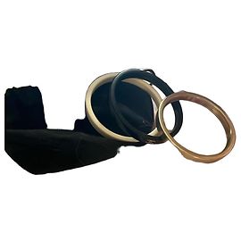 Ensemble de 3 bracelets Chanel Noir Blanc Doré
