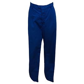 Calças de algodão azul índigo Sofie D'Hoore Azul