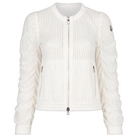 Veste Moncler Beige en Polyamide Maille Beige