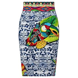 Falda Stella Jean de algodón multicolor Multicolor