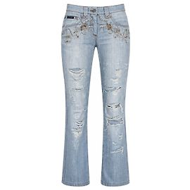 Jeans in cotone blu Dolce & Gabbana Blu