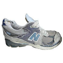 Baskets New Balance 2002R Blanc Bleu Gris