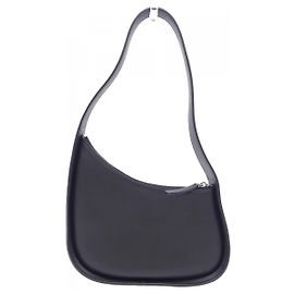 Bolsa de couro de bezerro W1249 L52 da The Row Preto