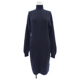 Hermès Seidenmischung Kleid 34 Braun