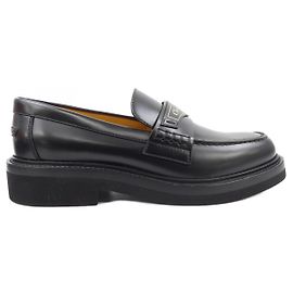 Chaussures en cuir de veau brossé Christian Dior Noir