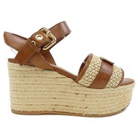 Sandalen Starboard Linie Louis Vuitton Braun Beige