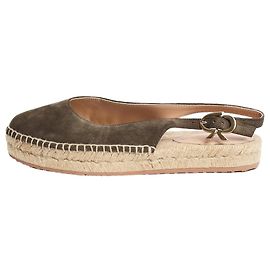 Gianvito Rossi Espadrilles Khaki Paz - taille EU 36,5 Vert