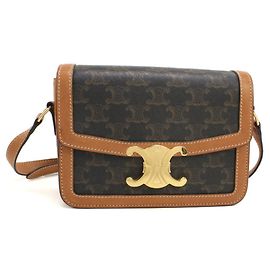 Céline Bolsa de ombro Celine marrom Marrom