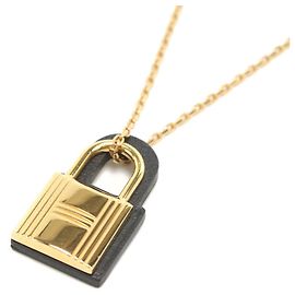 Hermès Colar HERMES O'Kelly PM para Mulheres, Ouro Dourado