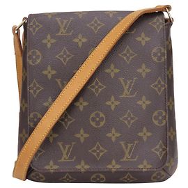 Louis Vuitton Monogram Musette Salsa Shoulder Bag Brown