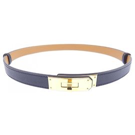 Hermès Kelly 18mm Gürtel Schwarz