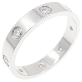 Cartier Mini Love Full Diamond Ring Golden