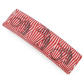 Barrette Magil GM d'Hermès Blanc Rouge